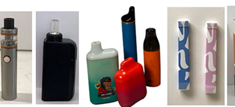 Olika sorters e-cigaretter