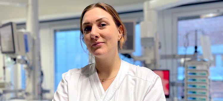 Linnea Oskarsson är specialistsjuksköterska på Länssjukhuset i Kalmar