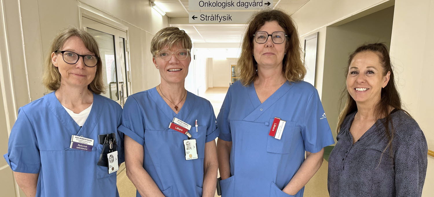 Från vänster: Åsa Robertsson, Petra Hinnen, Suzanne Johansson och Titti Rosenbjörk.